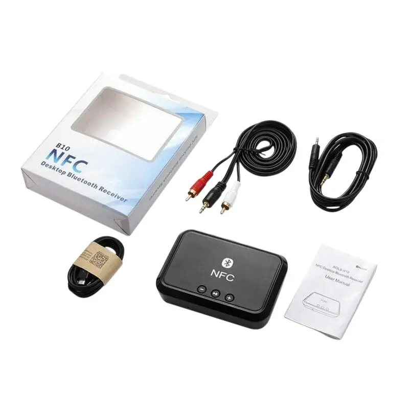 4,1 Bluetooth адаптер u-диск читает Bluetooth колонки 1 шт. NFC Настольный Bluetooth музыкальный приемник для автомобиля