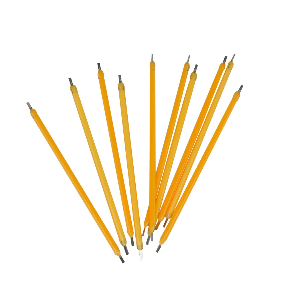 Description Picture 4 of item10PCS LED chip 3V 68mm Hard filament Edison Bulb Lamp Parts LED Bulb Incandescent Light Accessories Diodes Warmwhite Red green