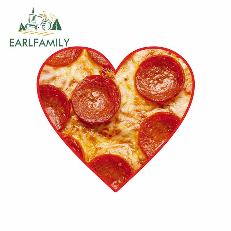 Earlfamily 13cm X 12cm For Pizza Love Heart Funny Car Stickers Vinyl  Waterproof Rv Van Car Accessories Jdm Anime Sign Logo - Car Stickers -  AliExpress