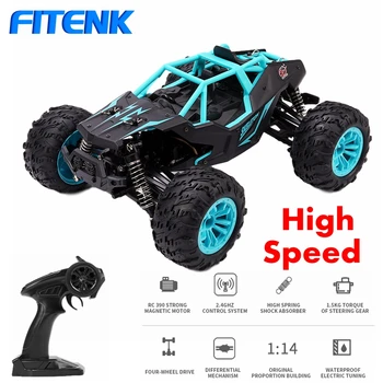 

FITENK 1:14 4WD RC Car 2.4G Radio Control RC Car Toys High Speed Off Road Drift Racing Car Vehicle SUV Trucks Toys for Children