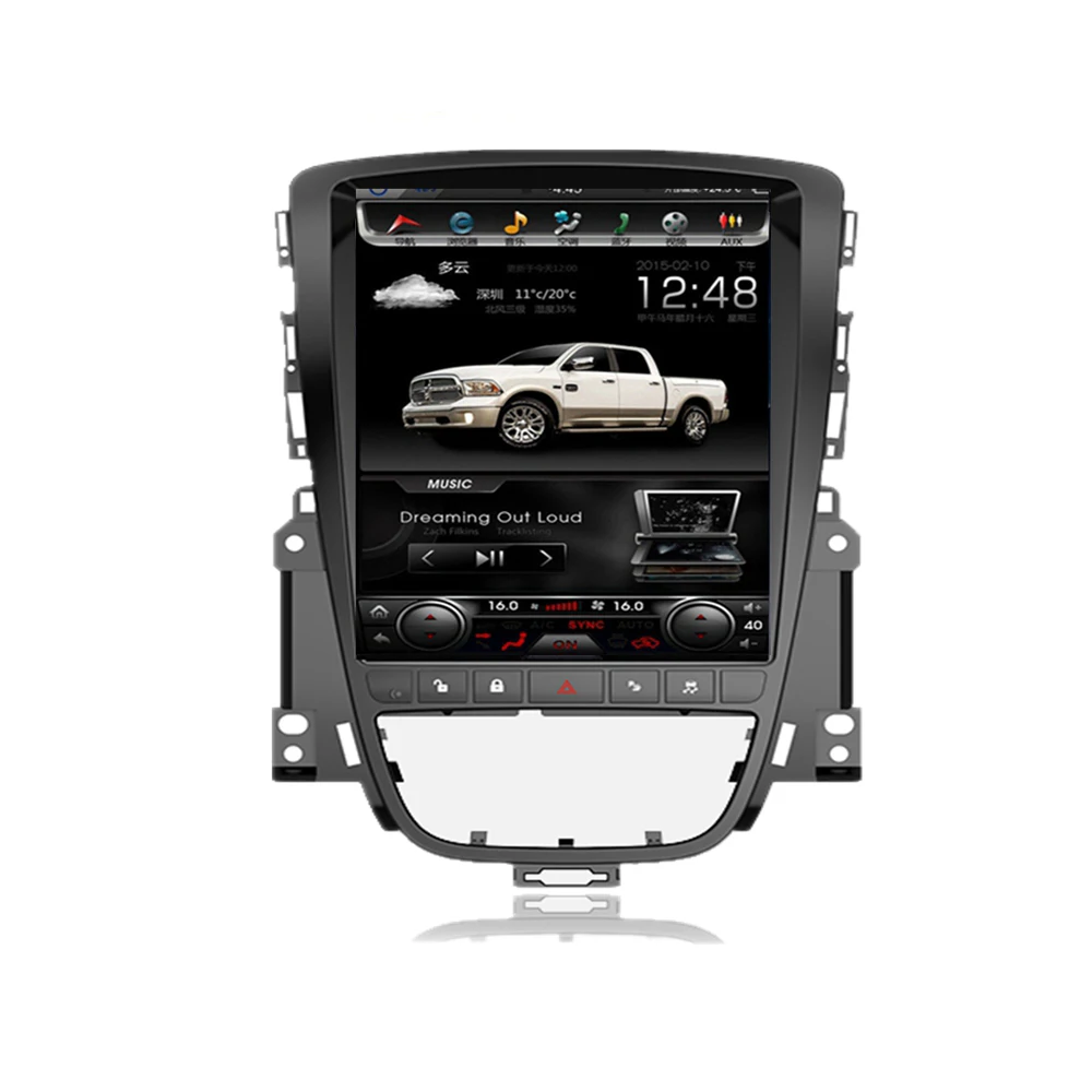 Android 8,0 Автомобильный мультимедийный dvd-плеер gps навигация для 2010- Buick Excelle Opel Astra J Verano 32G Wifi радио стерео