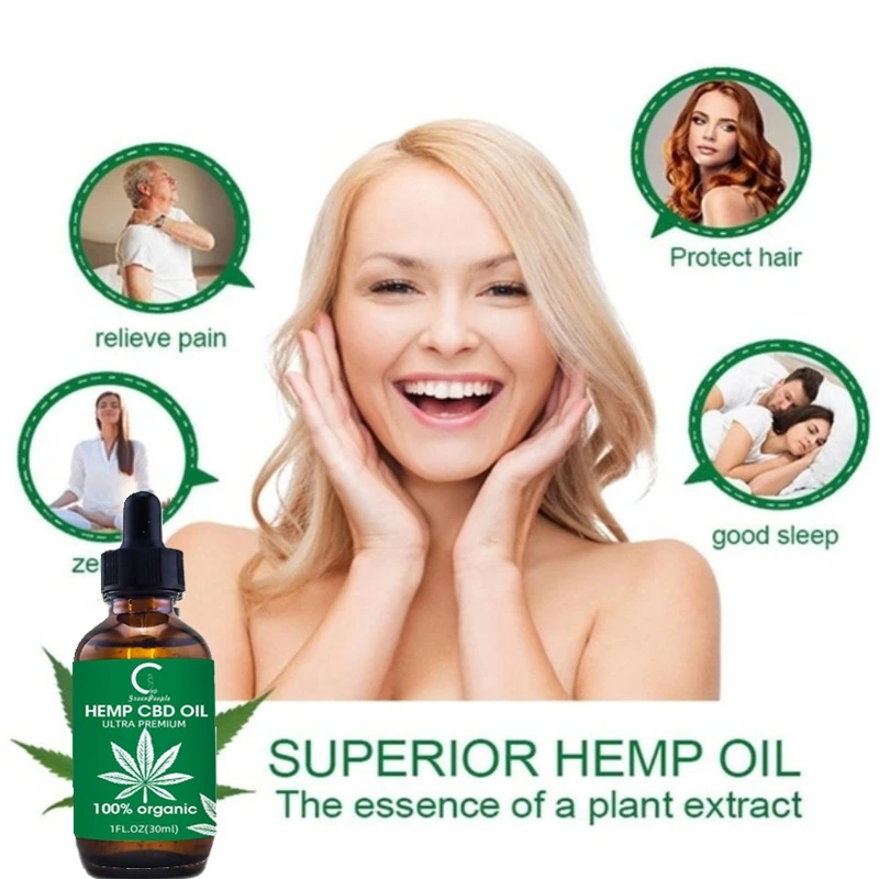 GPGP Greenpeople 10 мл конопляное масло КБР для кожи экстракт от боли в шее капли семян