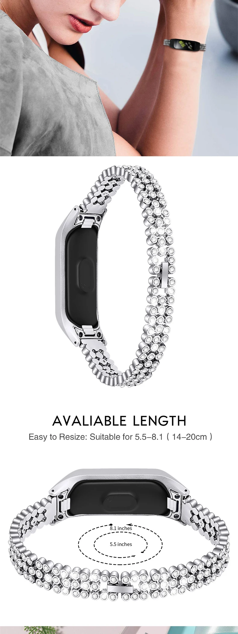 Ремешок для часов samsung Galaxy Fit-e для SM-R375 ремешок fite bead f lash drill из нержавеющей стали сменный ремешок умный аксессуар