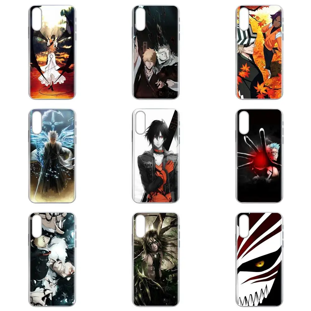 Japan Bleach Ichigo Kurosaki Yasutora Sado Anime For Xiaomi Mi A1 A2 A3 CC9 CC9E 9T mi10 mi9 mi8 pro lite SE Colourful Style  | Бамперы -4001347752751