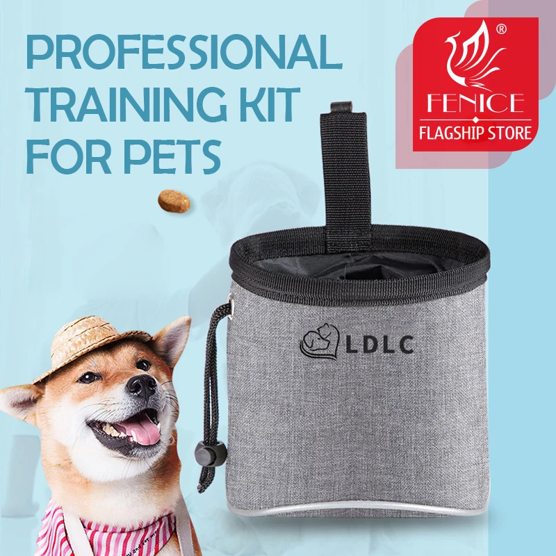 

Outdoor Dog Trainings Bag Durable Poly Treat Bag Dog Walking Snack Pouch Detachable Puppy TrainSnack Reward Waist Bag