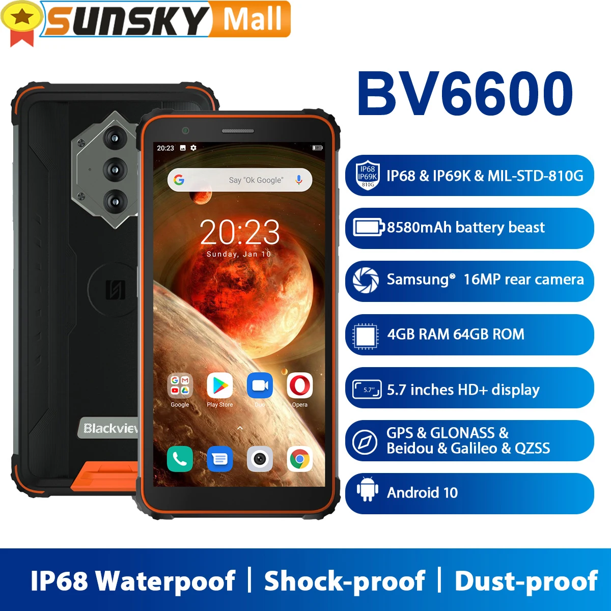 Blackview Bv6600 Android Phone | Blackview Bv6000 Mobile Phones ...