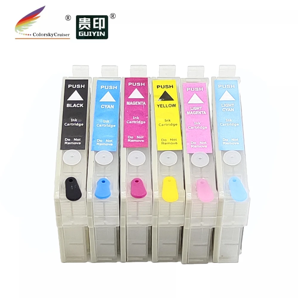 (RCE 981 986) Navulbare Refill Inkt Cartridge Voor Epson T0981 T0986 98