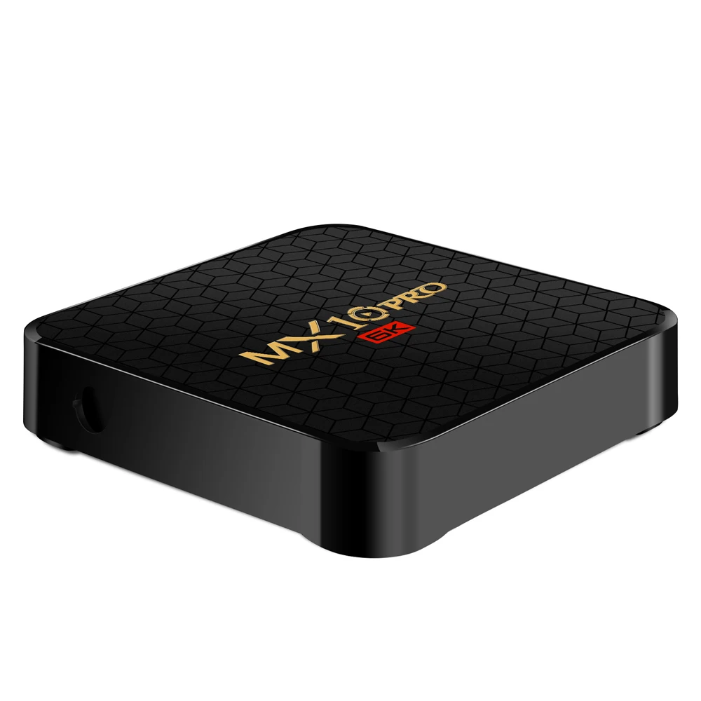 6K Android 9,0 tv Box MX10 Pro 4 GB/64 GB Smart tv Box Allwinner H6 четырехъядерный UHD телеприставка 2,4G WiFi USB 3,0 H.265 медиаплеер