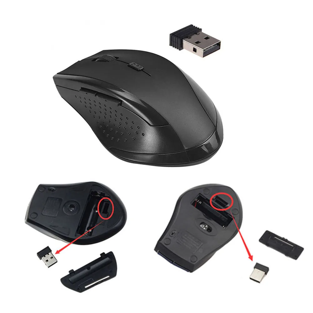 Draadloze Gaming Muis Sem Fio Optische Ergonomische Muizen Professionele Draagbare Mini USB Muis Gamer Voor Computer PC Laptop