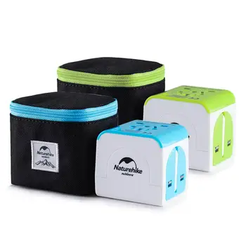 

Naturehike Conversion Socket Conversion Plug Adapter Universal Travel Socket Tools USB Connector US UK EU NH18P001-J