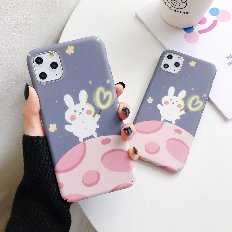 Жесткие ПК-Чехлы для huawei P20 P30lite Mate20 Pro милый кролик Полное покрытие Чехлы для Honor 8X9 10 9X20 Nova 3 3i 4 5 задние чехлы