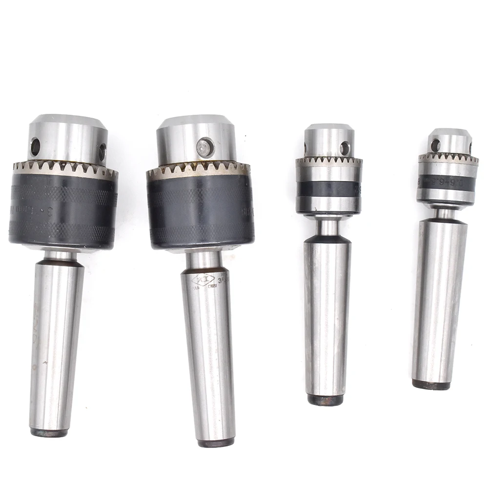 1set Morse Cone MT1 MT2 MT3 MT4 B10 B12 B16 B18 Light Duty Key Drill Chuck 0.6-6mm 1.5-13mm 1-10MM Taper Arbor CNC Machine