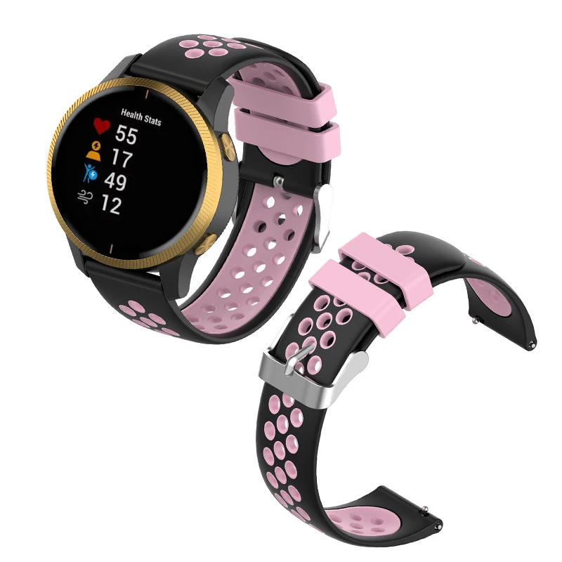 Силиконовый браслет для Garmin venu vivomove 3 Смарт-часы аксессуары сменный Ремешок Браслет