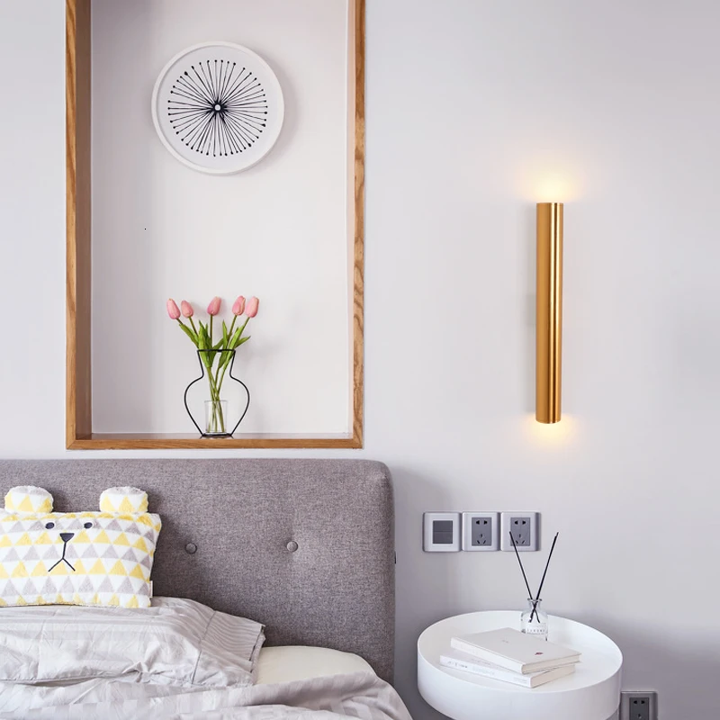 Creative living room TV background bedroom bedside office aisle stair light wall sonce bra muitl heads LED wall lamp wall light