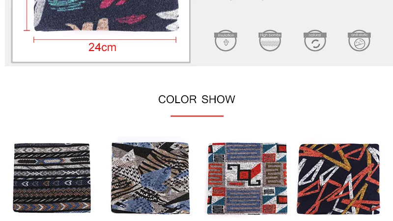 2019 New Fashion Winter Ring Scarf Women Men Thick Lining Plus Velvet Knit Scarves Neck Warmer Slouchy Soft Comfortable Cotton wool scarf mens