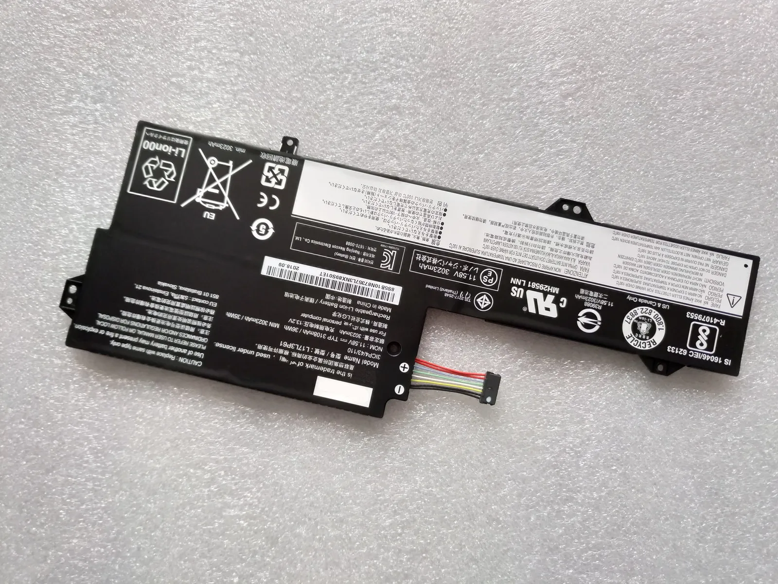 Аккумулятор для ноутбука Lenovo Yoga 320-11 520-12 720-12IKB Ideapad 7000-13 L17M3P61 L17L3P61 L17C3P61 | Компьютеры