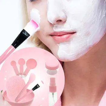 

9 pcs Beauty Make Up Set For Face Mask Tools Women Brush Spoon Face Makeup Kits Stick tool Mask T3G5