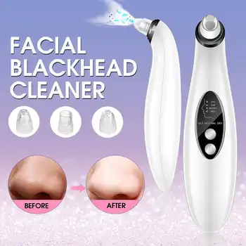 

Electric Blackhead Remover LCD Display USB Rechargeable Face Pore Acne Vacuum Skin Care Clean Tool Pimple Removal Cleaner