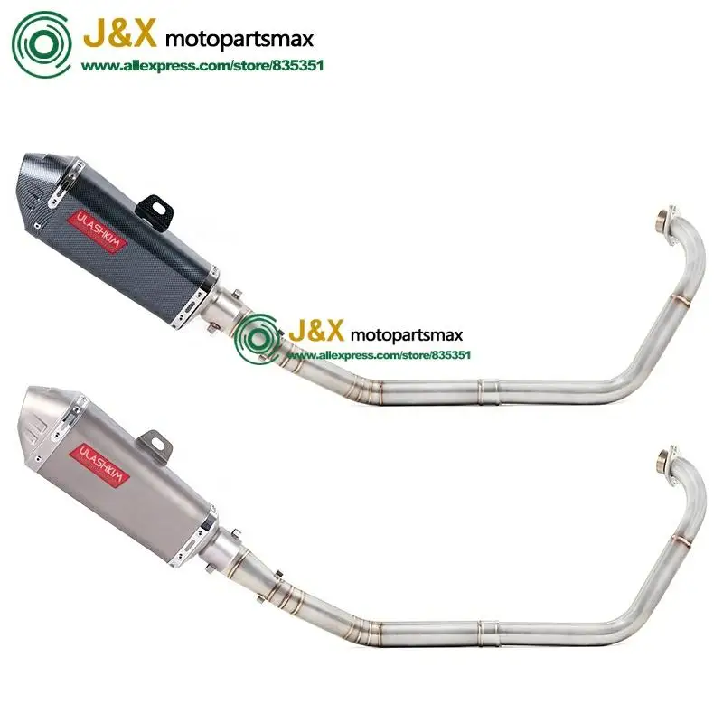Полная выхлопная система мотоцикла Escape slip on для yamaha YZF R15 MT15 MT-15 2008- средняя труба глушителя DB-Killer