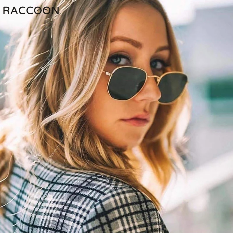 de sol polarizadas clásicas Metal para hombre y mujer, lentes de sol de moda, polígonos conducir, hexagonales Vintage, UV400|Gafas de sol para mujer| - AliExpress