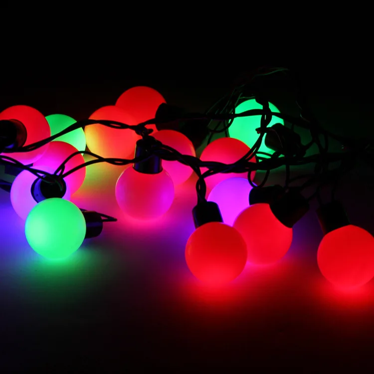 

Supply High Quality Horse Race Lamp 40 Mm Globe LED String Lights Led Point Light Source Full Color LED Light