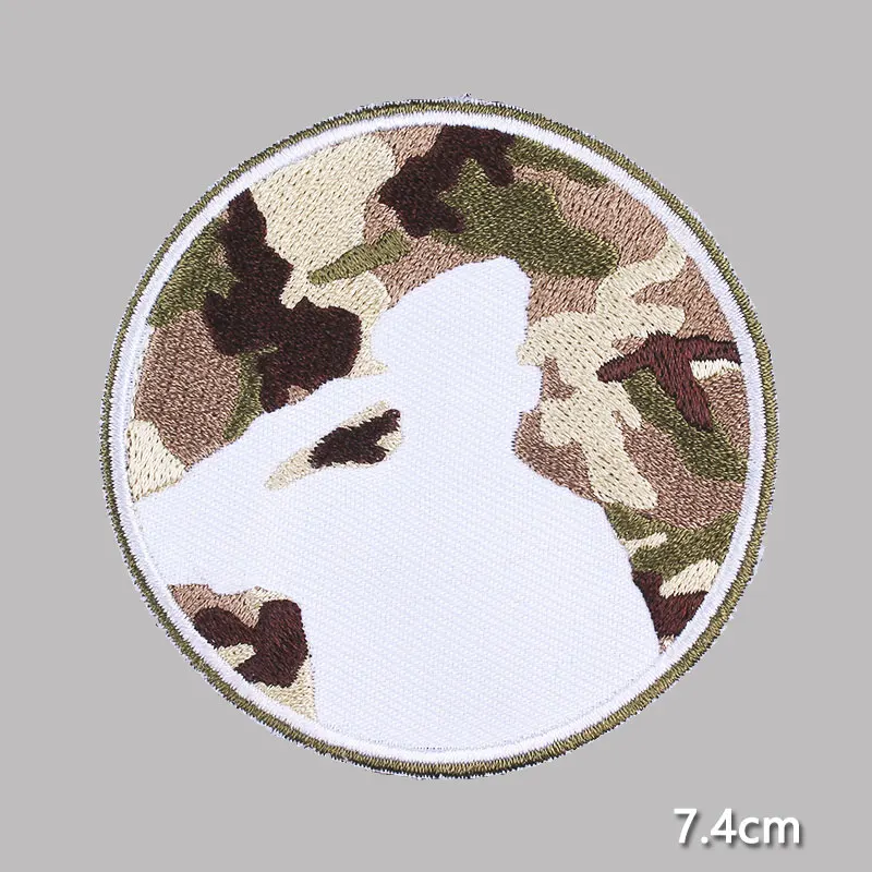 PE2779CT Круглая нашивка для диких походов, путешествий, нашивки с вышивкой для одежды, шляпы ковбоя, тканевые декоративные нашивки с утюгом на одежде, аппликации DII - Цвет: PE2779CT
