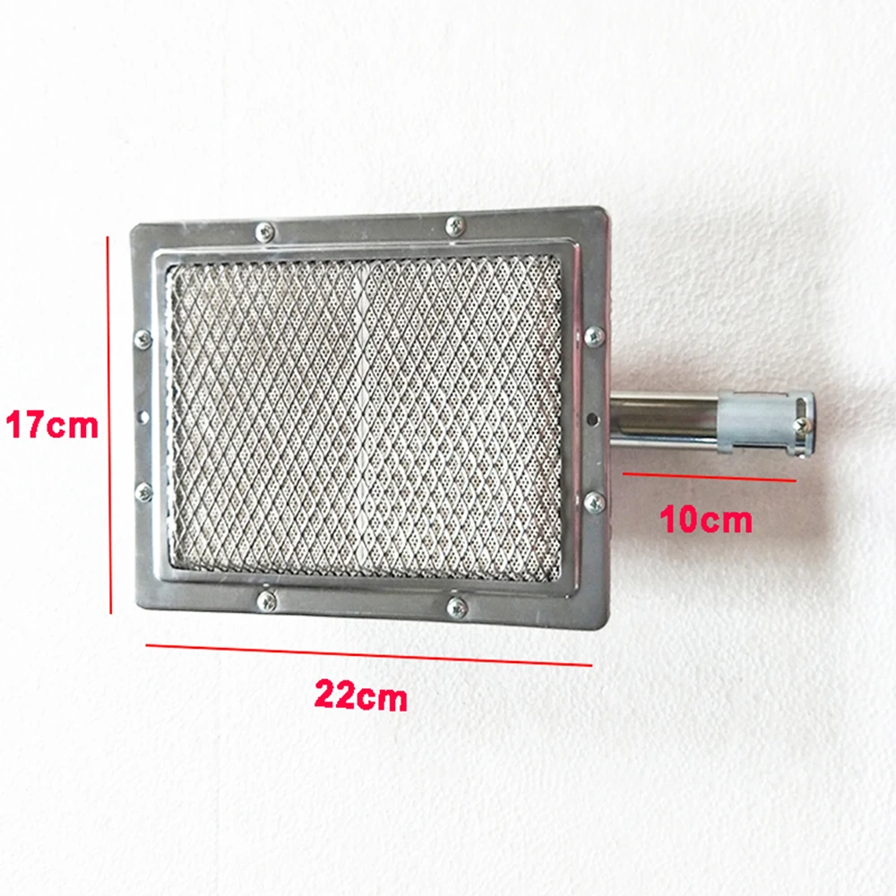 22*17 барбекю инфракрасная керамическая горелка Нержавеющая Сталь Керамическая s газовая горелка алюминиевая пластина инфракрасная горелка с насадкой