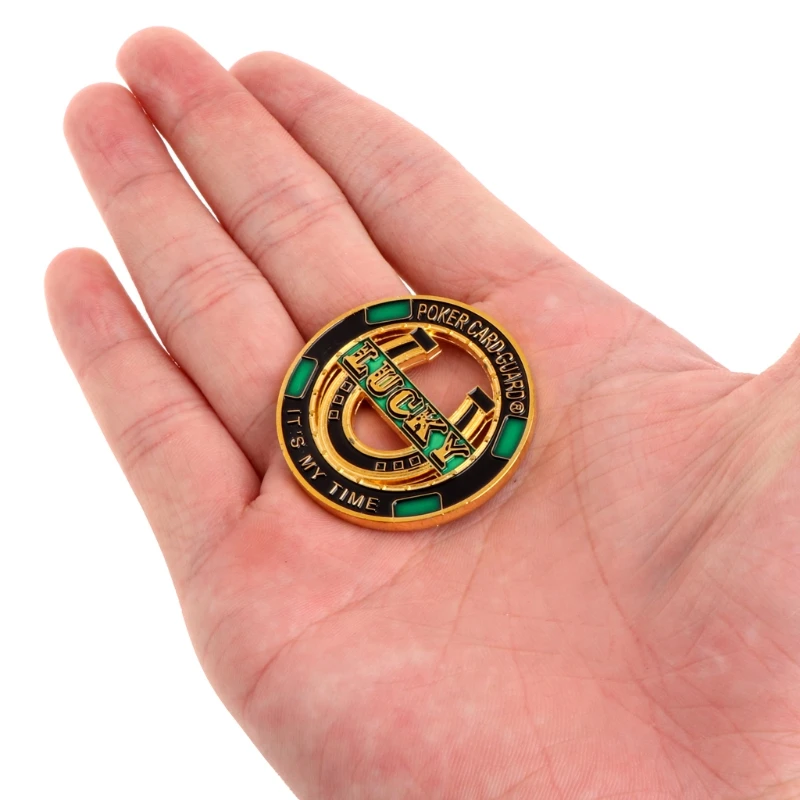 Lucky Poker Card Guard It's My Time Памятная коллекция монет Искусство ремесло подарок