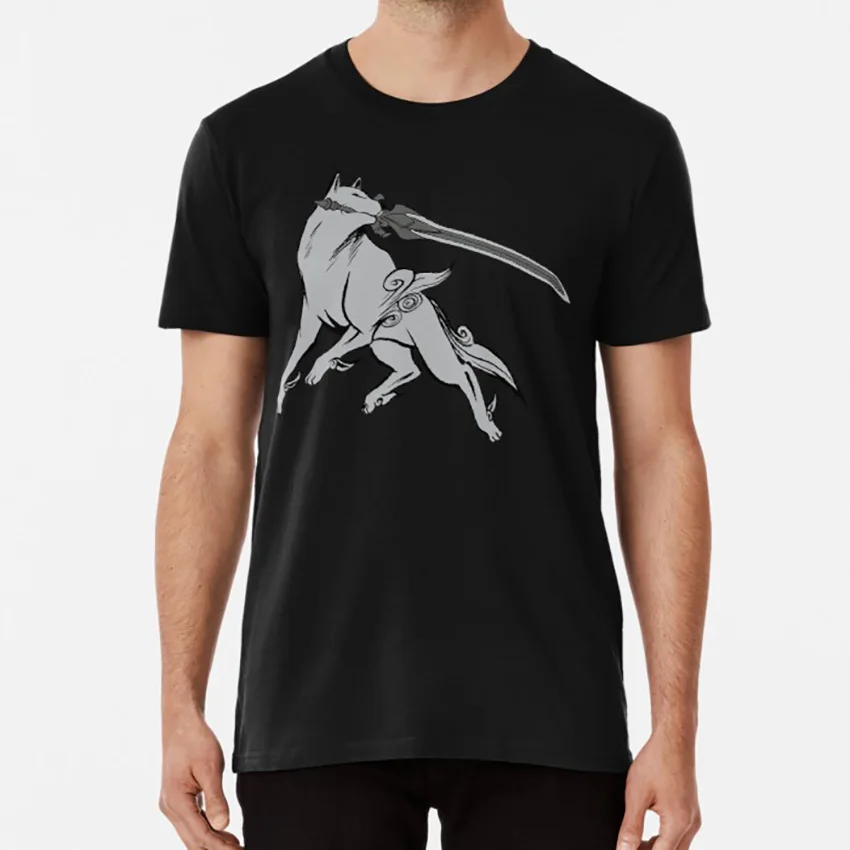 Футболка с надписью Great Gray Wolf Sif dark souls 2 demon sif wolf artorias great gray abysswalker greatsword okami |