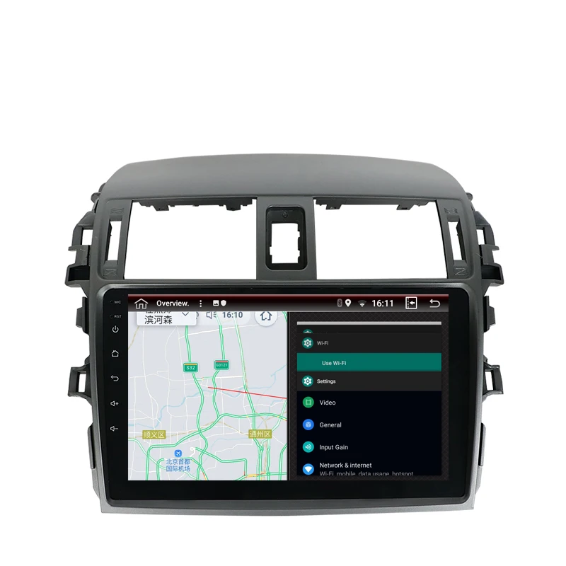 Perfect 9" RAM 2G ROM 32G Android 8.1 Car DVD For Toyota Corolla 2007 2008 2009 2010 2011 2012 2013 Car Radio  with GPS Navigation 3