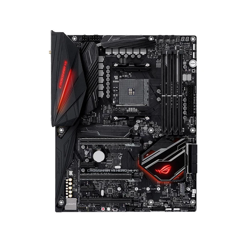  ASUS FADENKREUZ VII HERO (WI-FI AC) X470 Motherboard C7H verwendet ursprüngliche Komplette zubehör