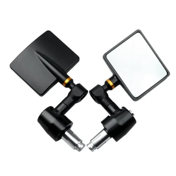 

Mini Aluminum Universal CNC Handlebar End Mirrors for Motorcycle Scooter Chopper Streetfighter Dirt Bike