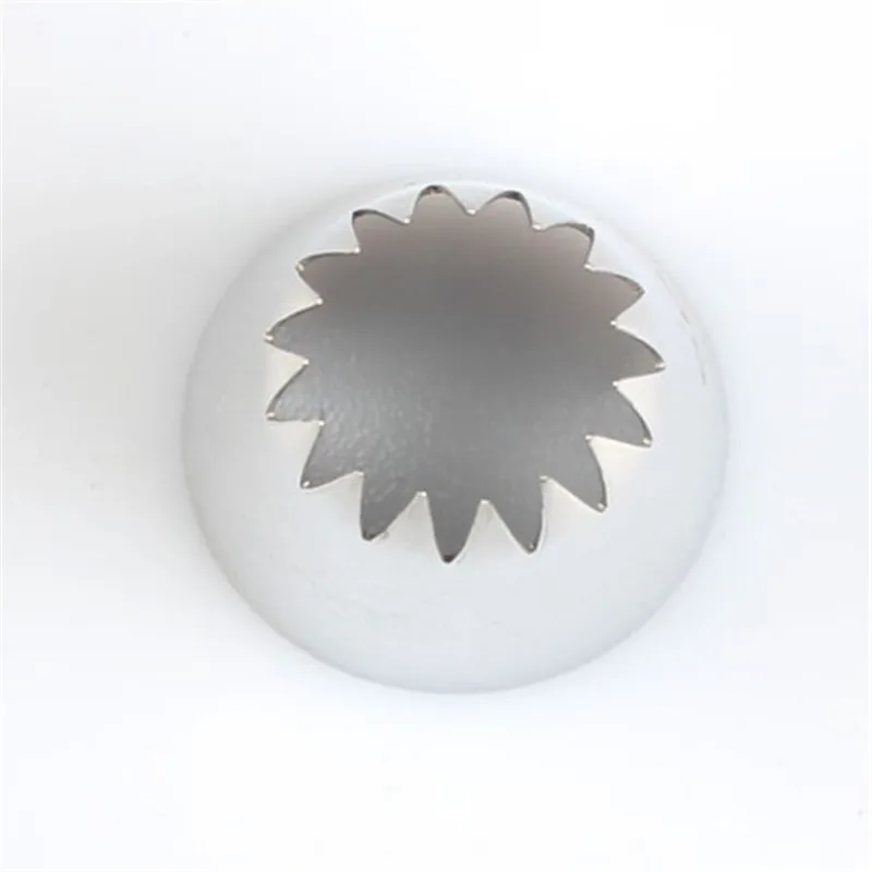 Description Picture 6 of item1PC Large Stainless Steel Nozzle Cake Decorating Tips Writing Tube Icing Nozzle Baking & Pastry Tools Cupcake Baking Tools 6B#