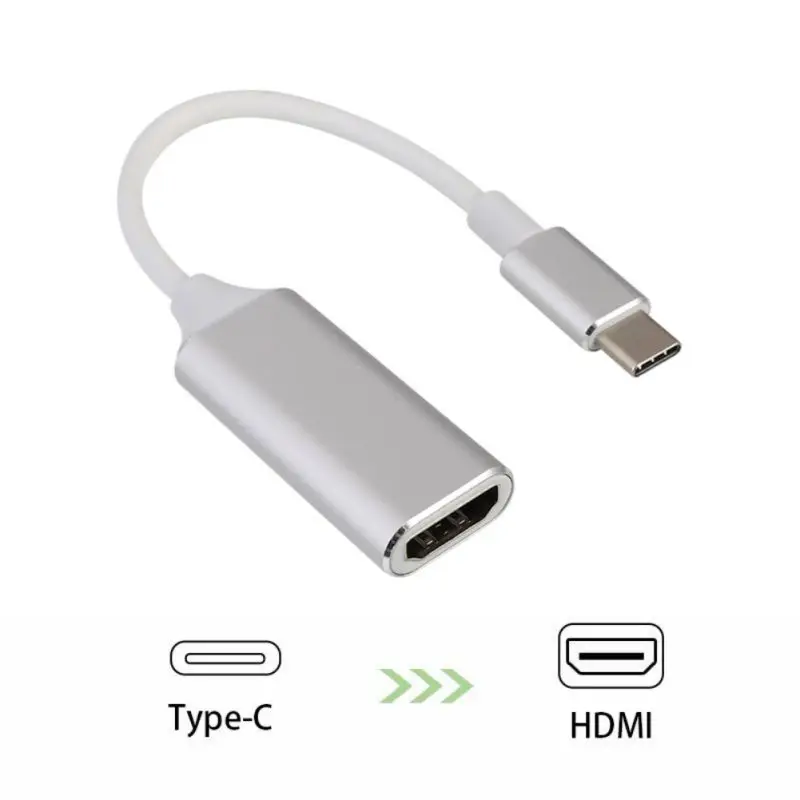 USB 3,1(USB-C) к HDMI адаптер конвертер «Папа-мама» для MacBook/huawei Matebook/Smasung S8