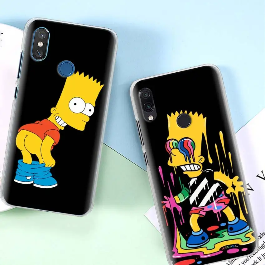 Чехол Homer J. Simpson для Xiaomi A1 A2 Lite A3 CC9 CC9E 9 Note 10 Pro 8 Lite 5X 6X Play Poco F1 жесткий чехол для телефона