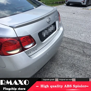 

For LEXUS GS300 GS350 GS430 Spoiler 2008-2013 LEXUS GS High Quality ABS Material Car Rear Wing Primer Color Rear Spoiler