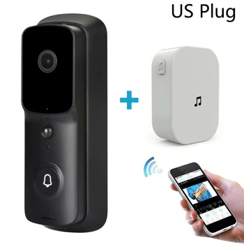 

Wireless WiFi Video Doorbell Smart Door Ring Intercom Security Camera Bell 1080p Wireless WiFi Video Doorbell Smart Doorbell