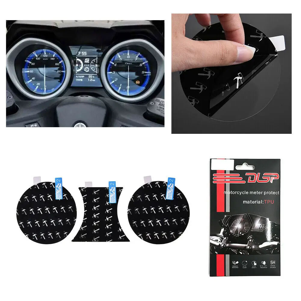 Кластерная Защитная пленка для приборной панели Speedo, защитная пленка для экрана Yamaha TMAX530 TMAX 530 DX SX