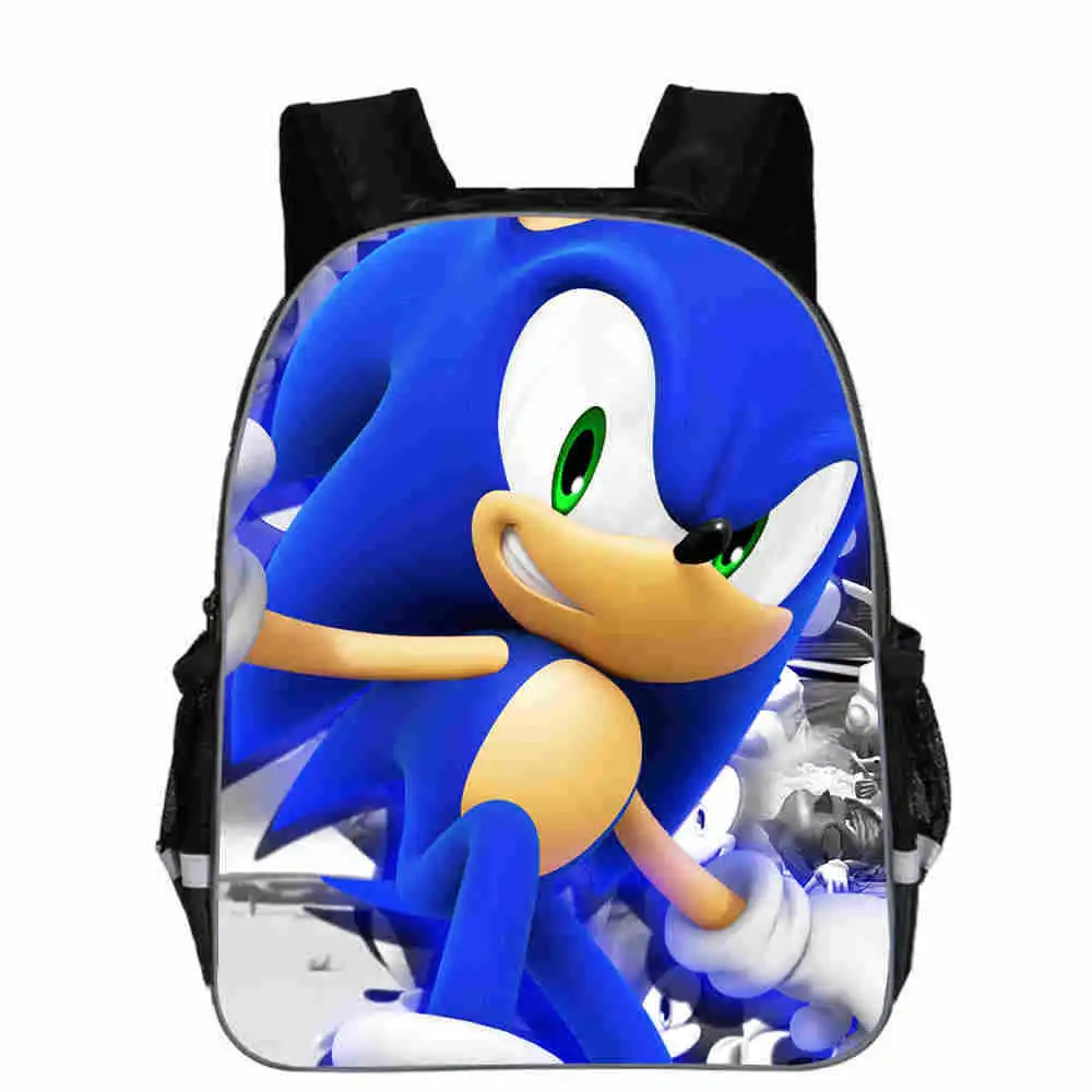 11-16 дюймов Super Mario Bros Sonic Boom Hedgehogs школьные сумки для детского сада детские сумки для книг Детская сумка-рюкзак в подарок - Цвет: Photo color