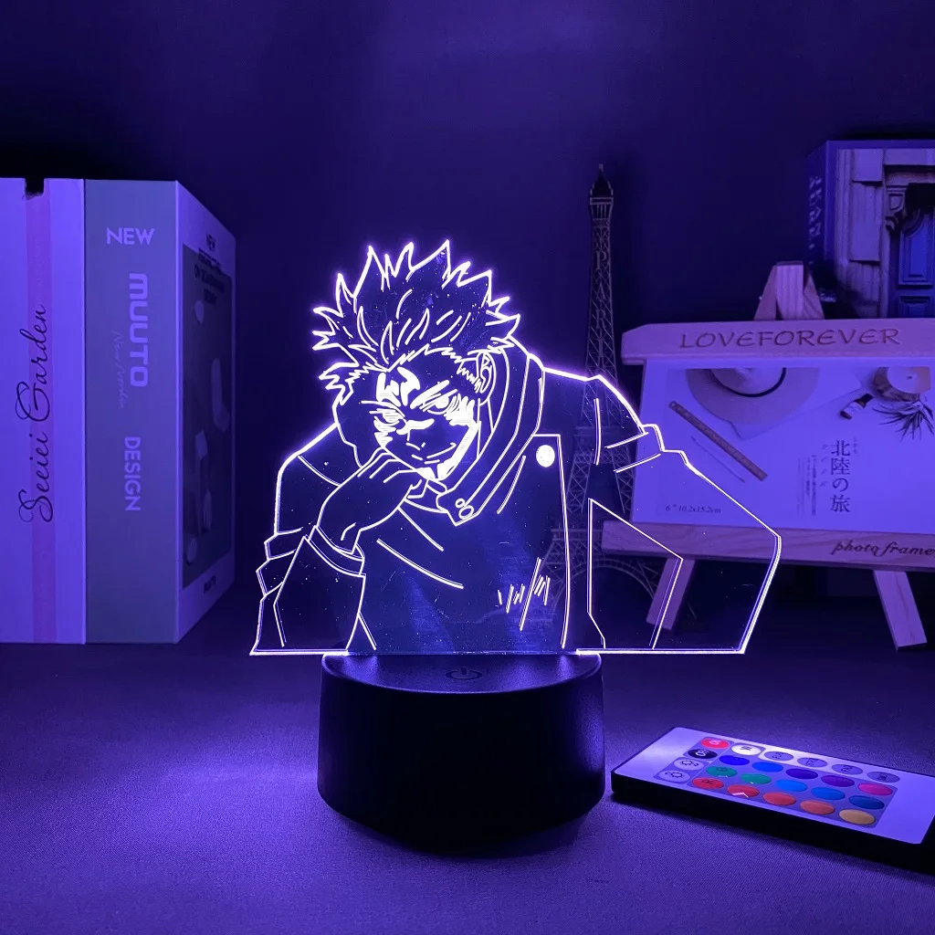 Anime Jujutsu Kaisen Light Satoru Gojo Holiday Gift Manga Kids Bedroom Decoration Table Lamp 3D Lamp Satoru Gojo ANMIT night light lamp