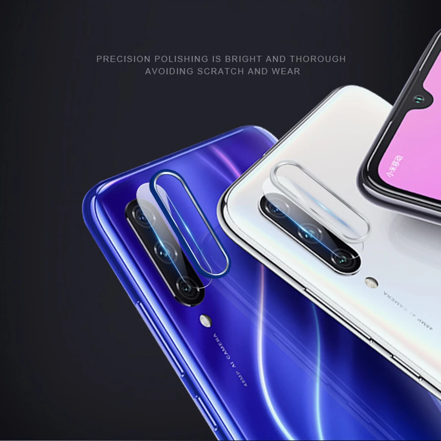 Чехол для Xiaomi Mi A3 для Xiaomi Mi 9 Lite 9T Pro 9 SE, чехол для объектива камеры из закаленного стекла, защитное кольцо, чехол