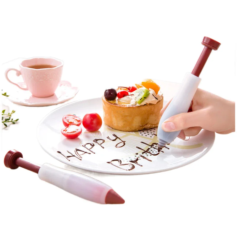 Для украшения выпечки кремом выпечка для декорирования шоколада ручки Сделай