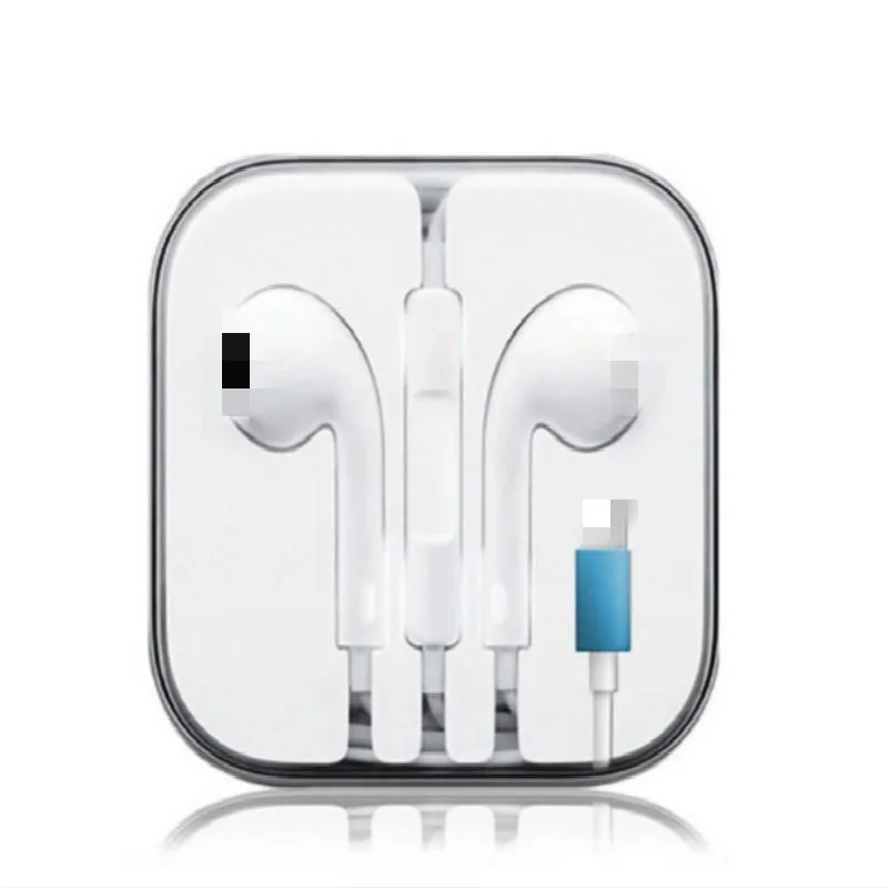 Для Apple Iphone 11 Стерео наушники с микрофоном в уши Проводные Bluetooth наушники для Iphone 8 Plus X Xr Xs Max 10 - Цвет: Белый
