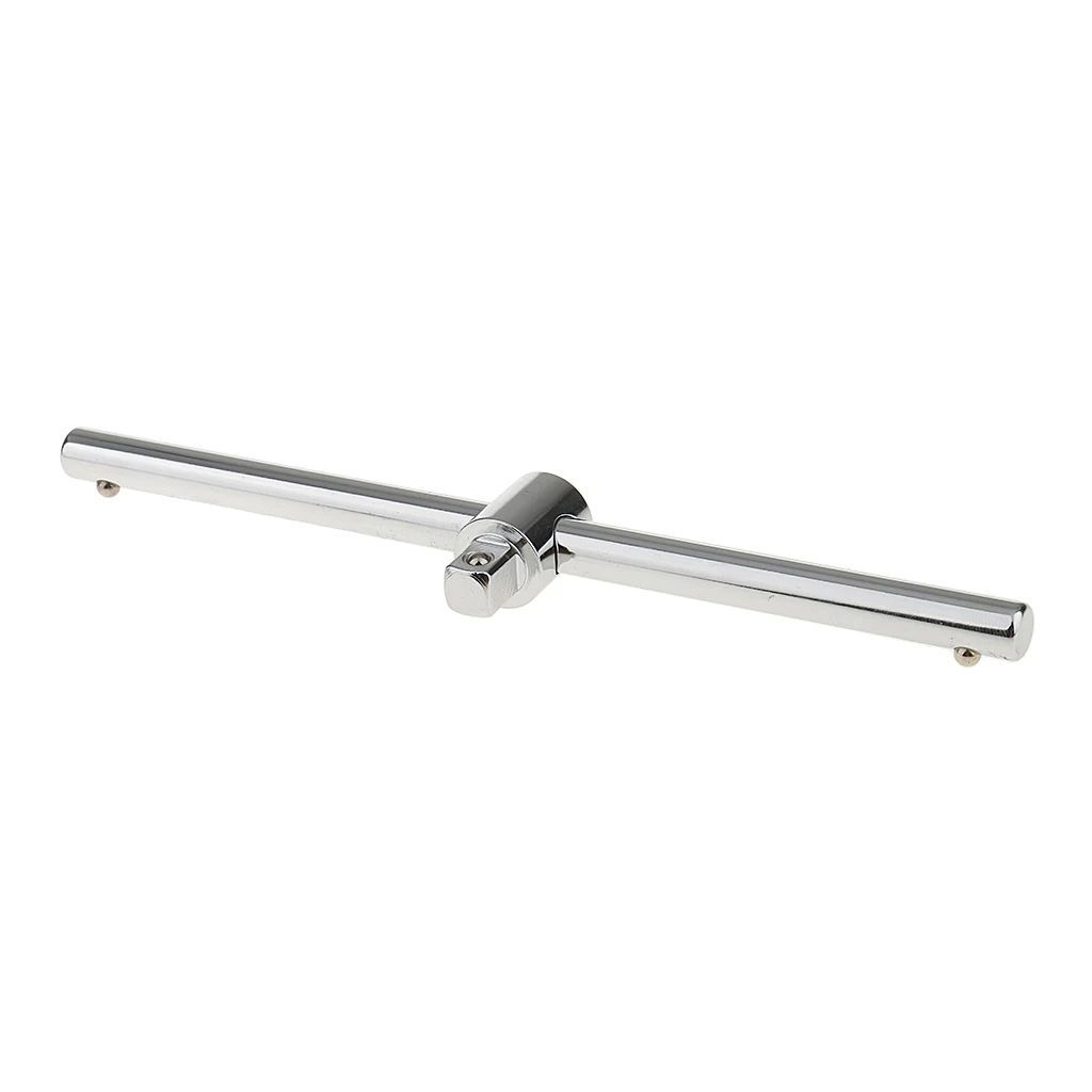 Раздвижной Т-образный ключ 3/8 ''10 мм квадратный приводной удлинитель для розетки серебро