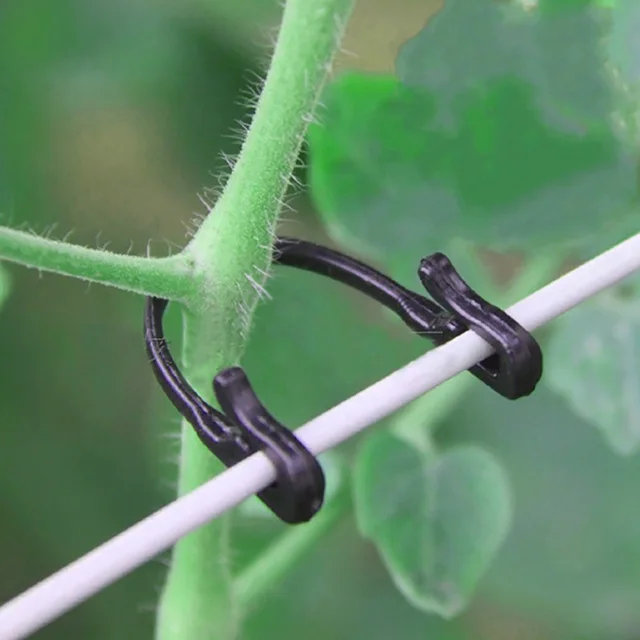 Szőlő Rögzítőelem Műanyag Kötött Csat Kerti Növényi Oltó Klipek Mezőgazdasági Üvegházhatású 2022 - Image 3