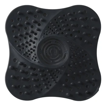 

Rubber Hair Catch Shower Drainer Flexible Bathtub Strainer with 4 Strong Suction Cups BJStore