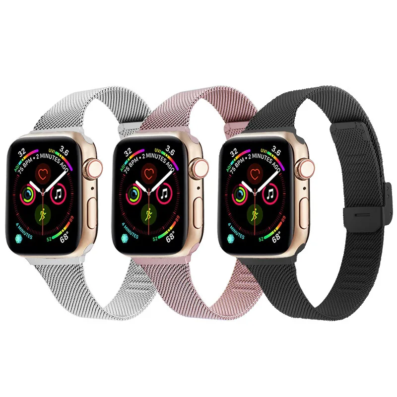 Ремешок Миланская петля для Apple Watch 38 мм 40 42 44 мм|Ремешки часов| |