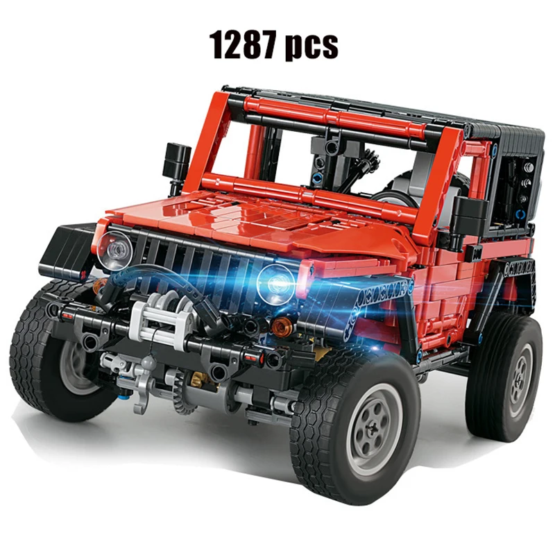 

New creator toy building blocks 1287pcs city technology sports car racing road model building block set children's toys children