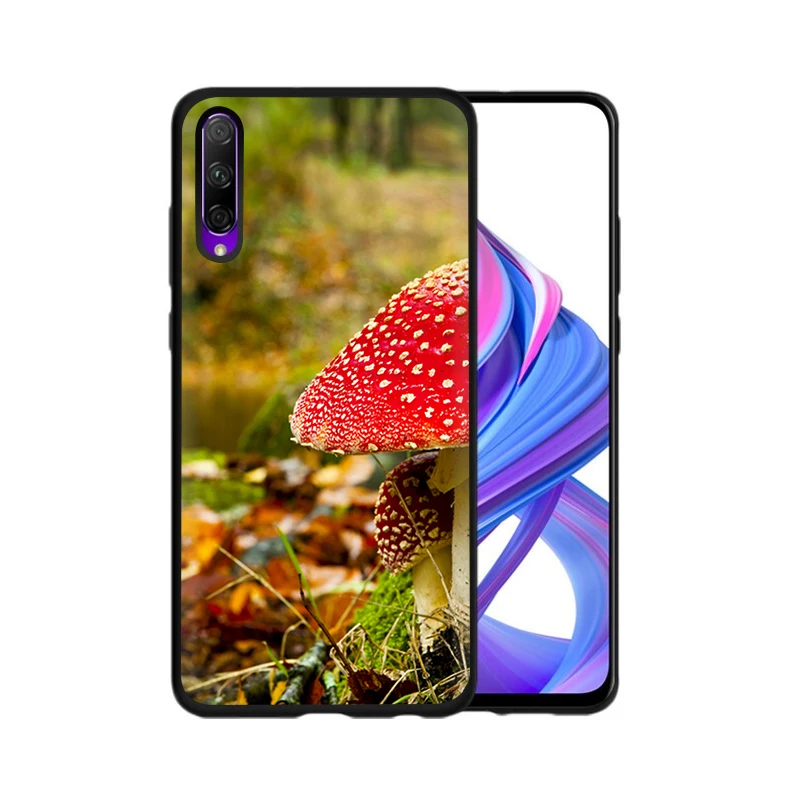 EWAU гриб силиконовый чехол для телефона для huawei Honor 6A 7A Pro 7C 7X 8X 8C 8 9 Примечание 10 Lite вид 20 9X Pro 8A 20S - Цвет: B9