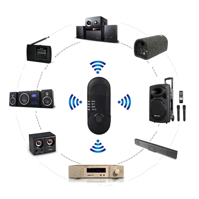 USB Bluetooth автомобильный музыкальный приемник Ключ адаптер Suppoprt FM для телефона Hi 888